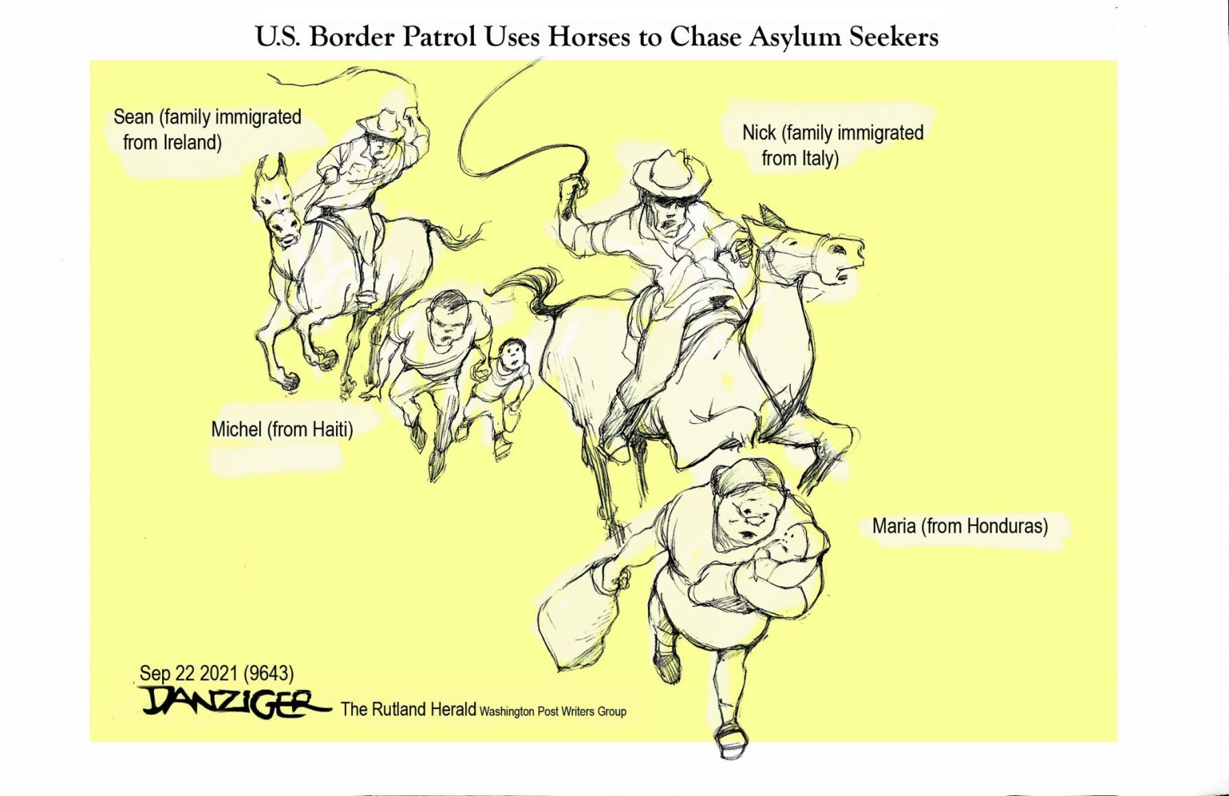 Jeff Danziger cartoon